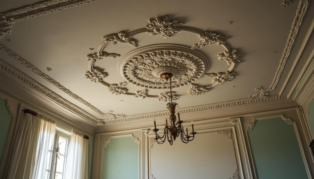 Adopter la moulure de plafond au style haussmannien