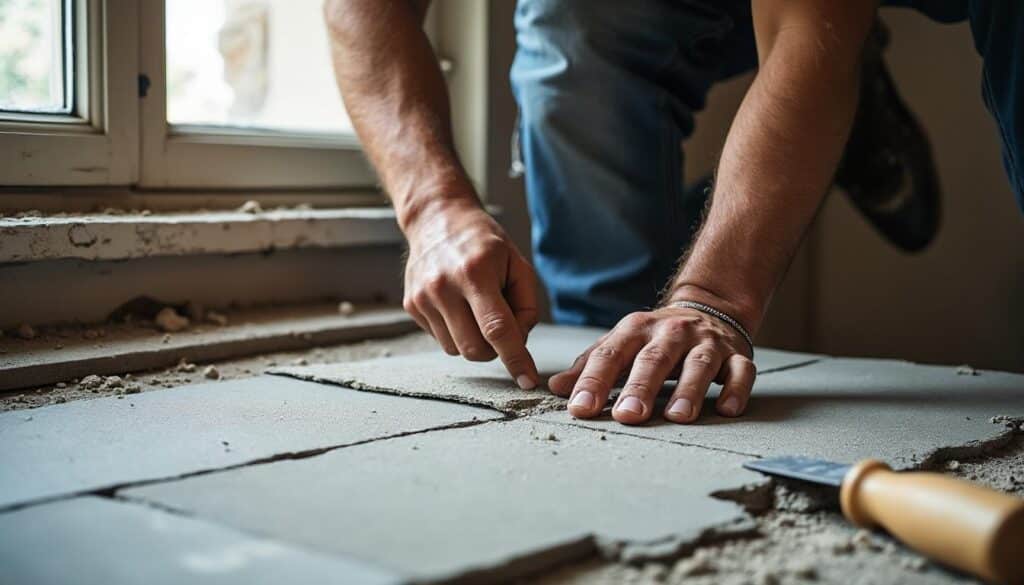 Préparer le sol avec un ragréage avant la peinture lors de la rénovation