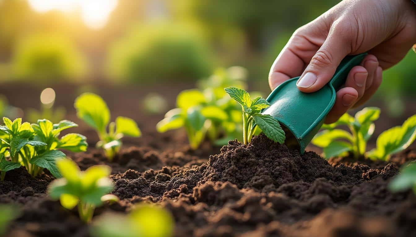 Comment bien entretenir le sol du potager au printemps avec une binette ?