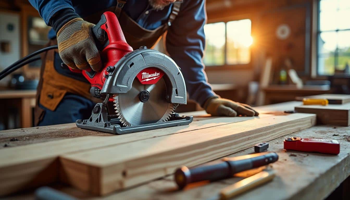 Illustration: Pourquoi choisir la scie plongeante de Milwaukee pour vos travaux professionnels ?