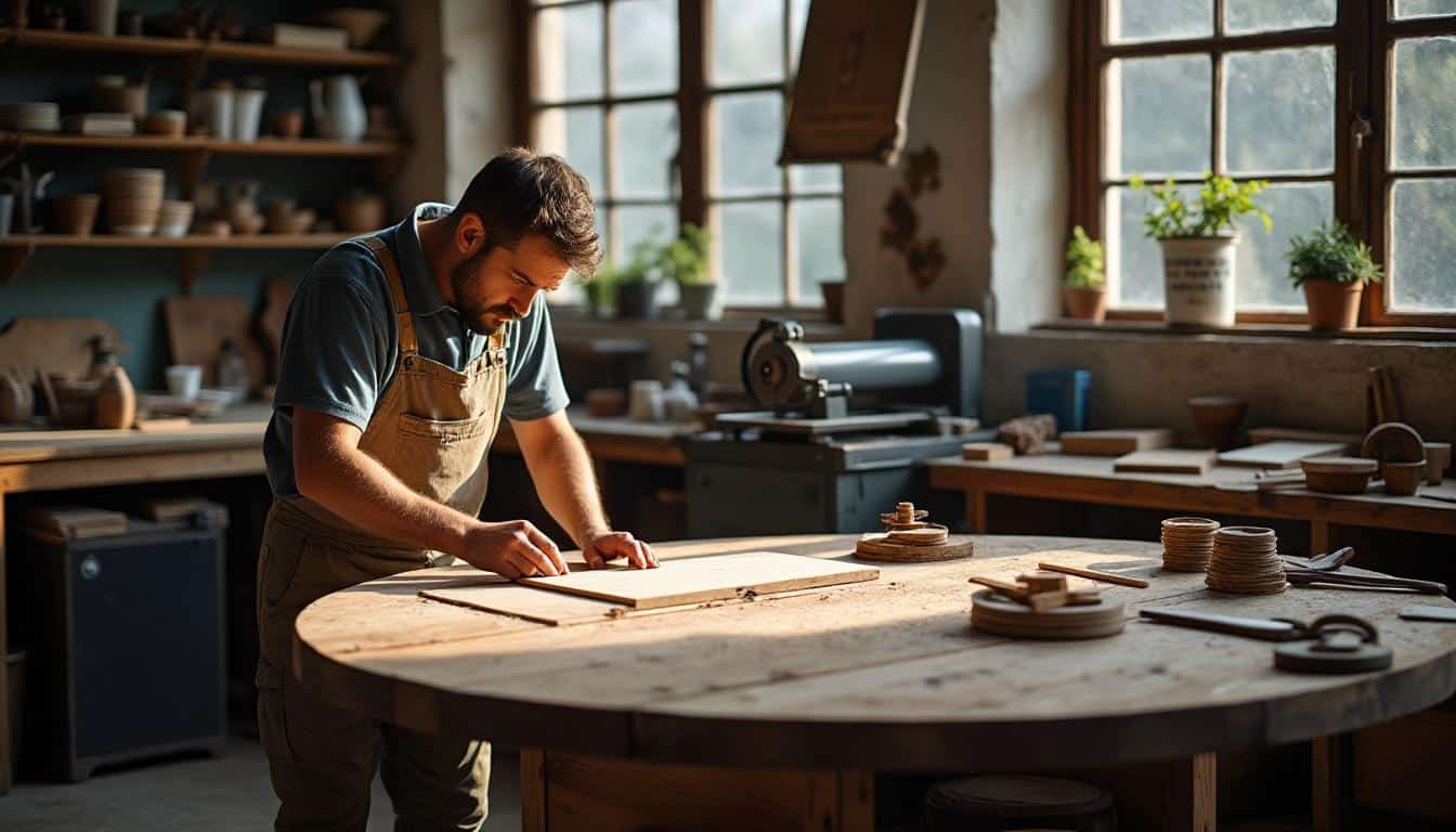 Illustration: Comprendre l’utilité de la table à scie circulaire dans l’atelier