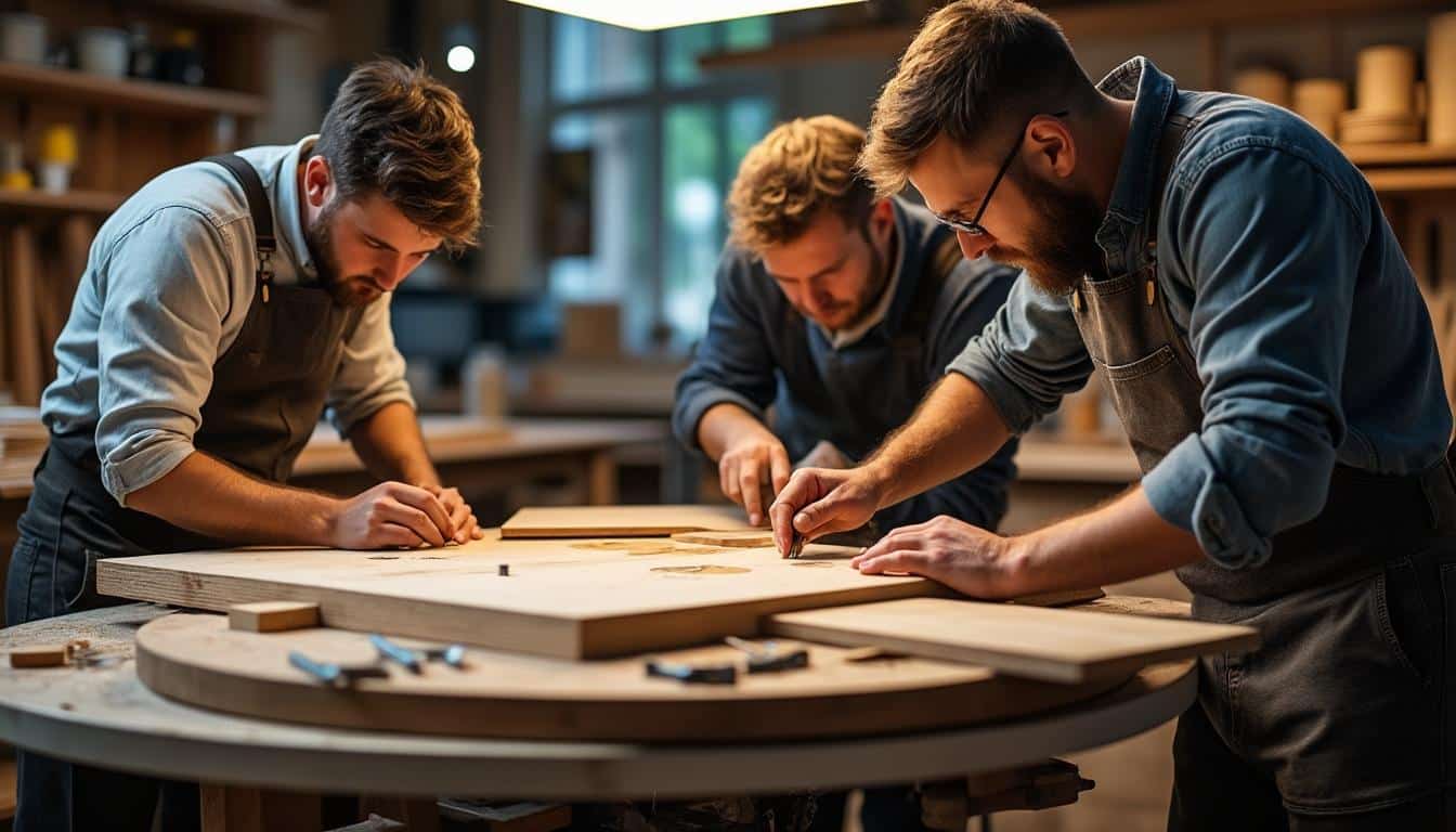 Illustration: Les principaux usages de la table à scie circulaire en menuiserie et bricolage