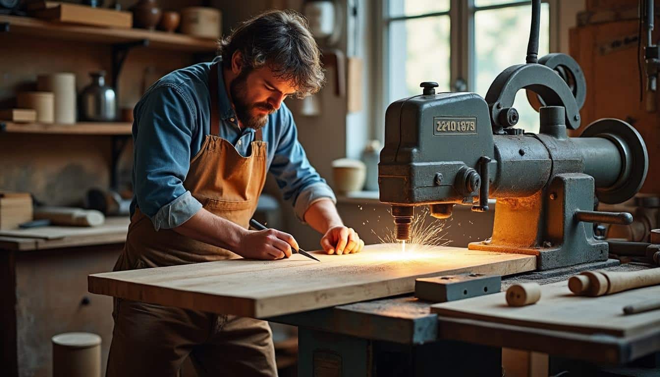 Illustration: Comprendre la scie à onglet radiale professionnelle : définition et usages clés