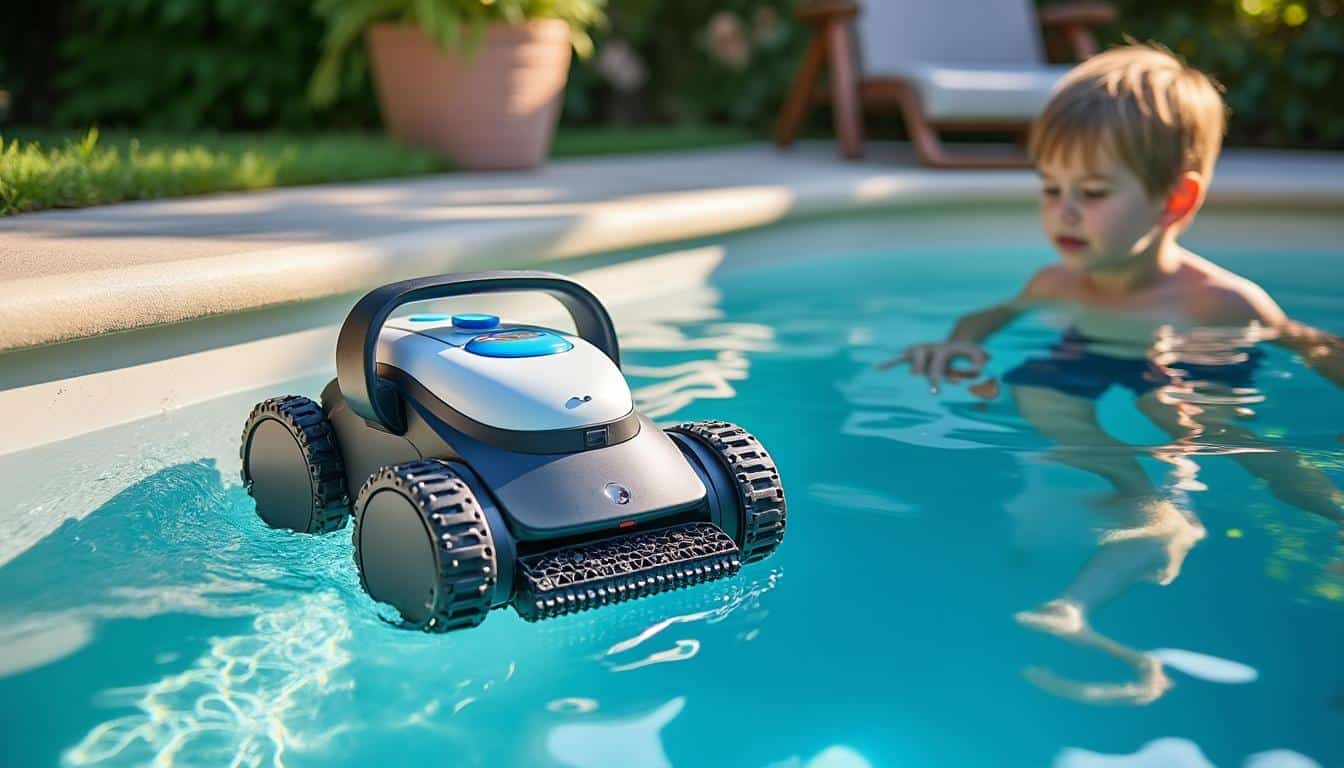 Illustration: Bien comprendre les spécificités des robots pour piscine hors sol