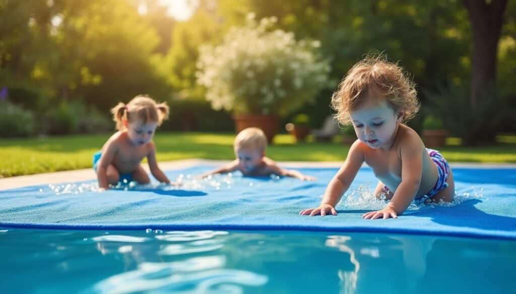 Tapis de sol pour piscine : confort et protection optimale