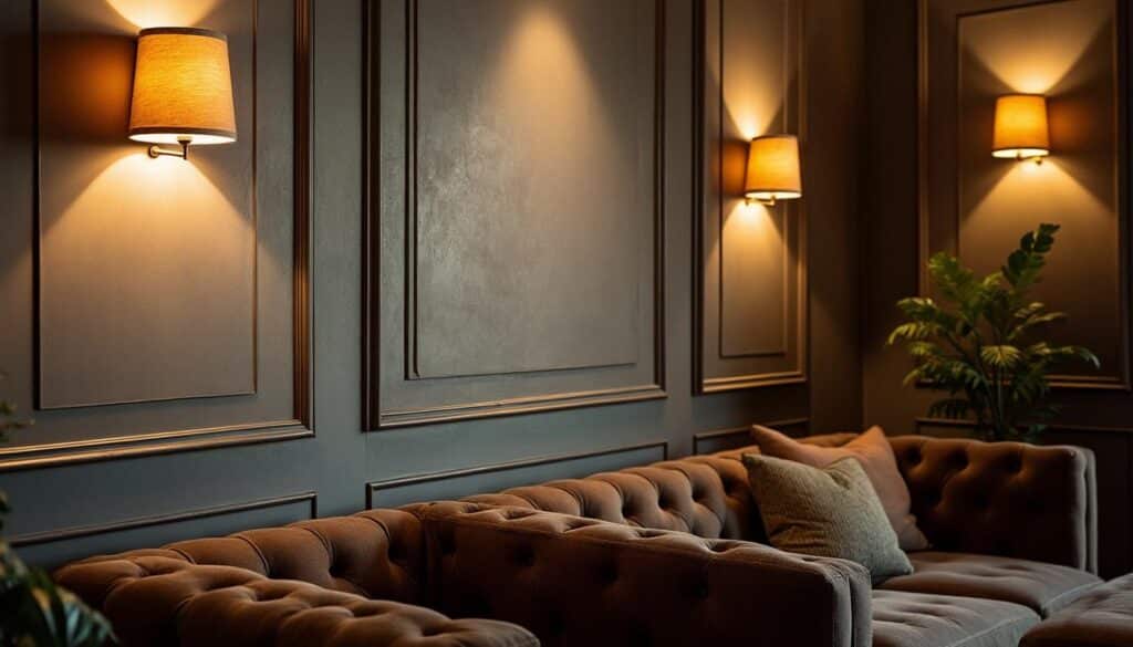 Applique murale dorée : élégance et lumière chaleureuse