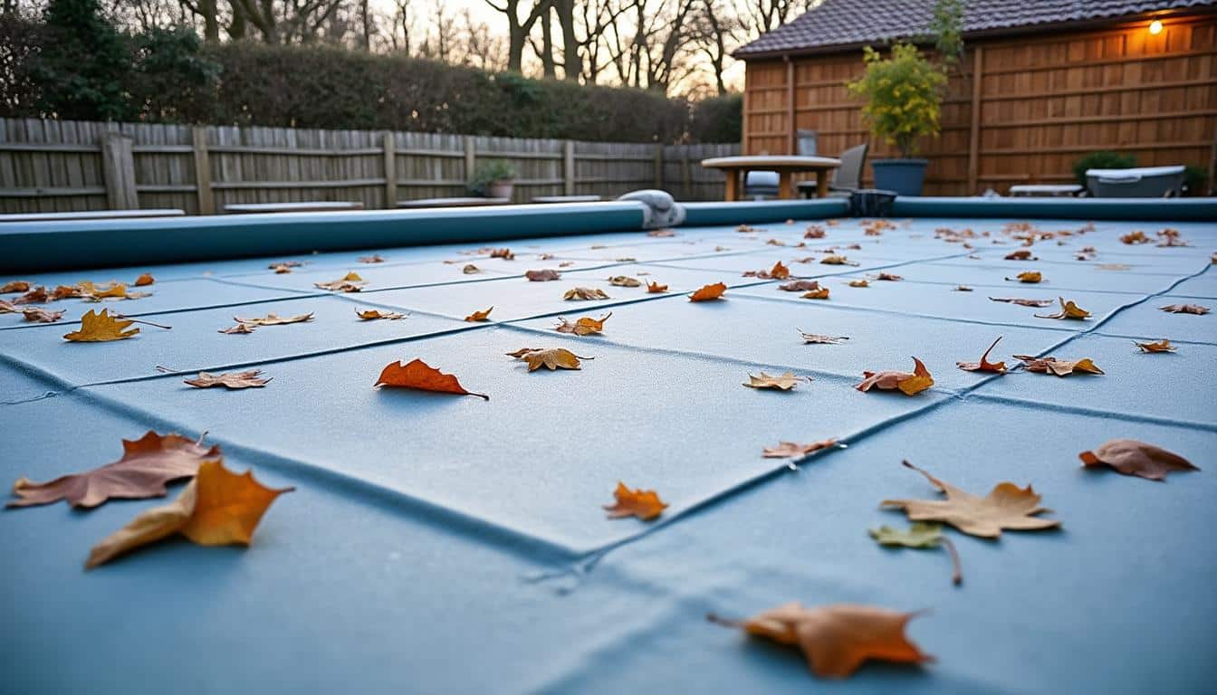 Illustration: Pourquoi choisir une couverture adaptée pour votre piscine hors sol cet hiver ?