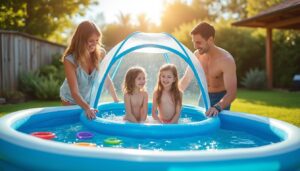Dôme pour piscine hors sol Intex : protection et confort optimisés