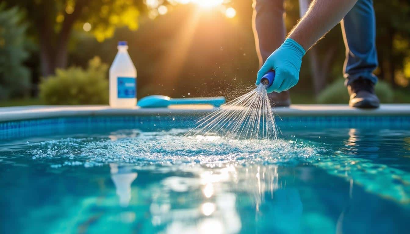 Illustration: Comprendre le rôle essentiel de la floculation dans l’entretien d’une piscine hors sol