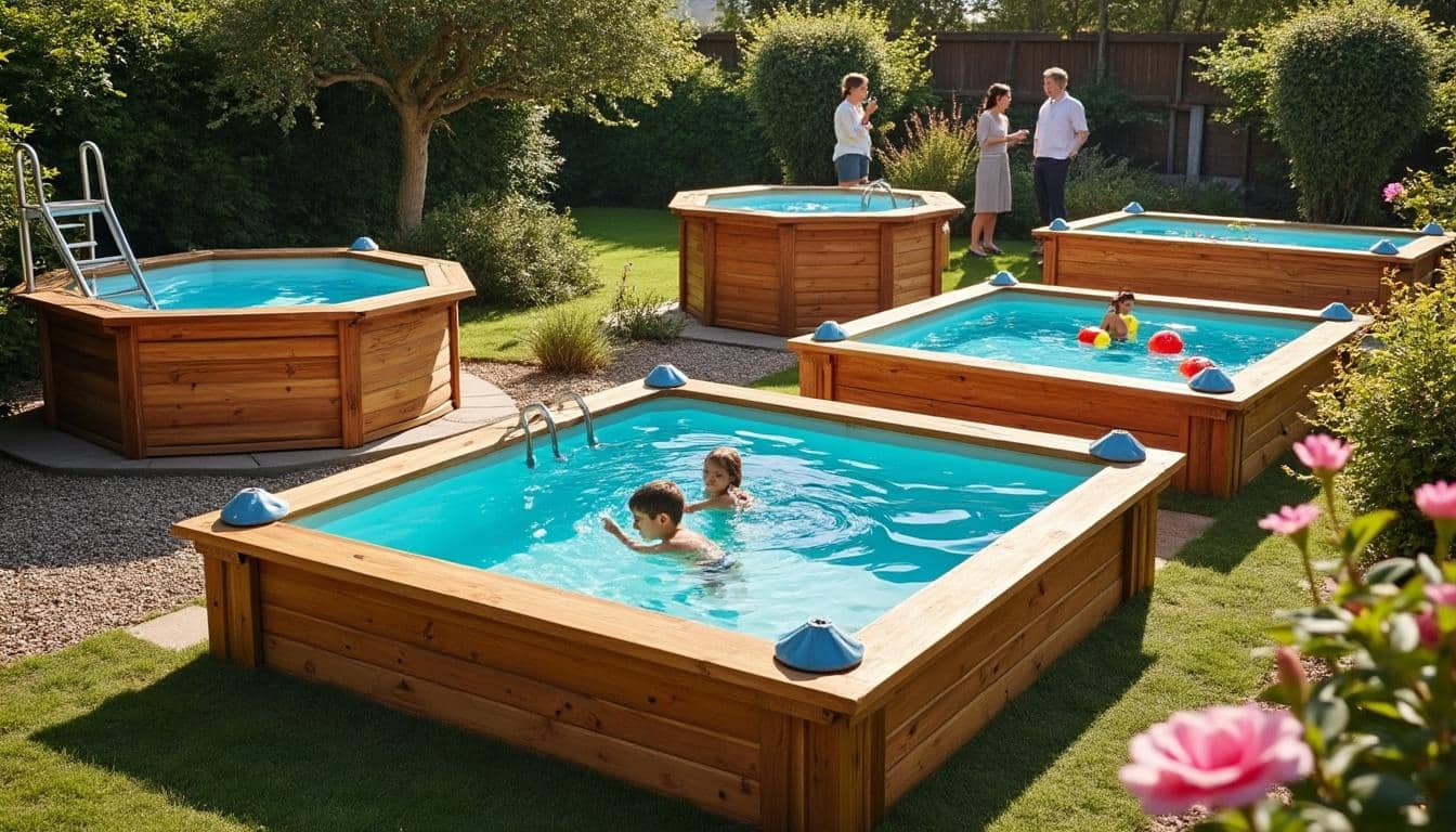 Illustration: Les dimensions et formes pour bien choisir sa mini piscine bois