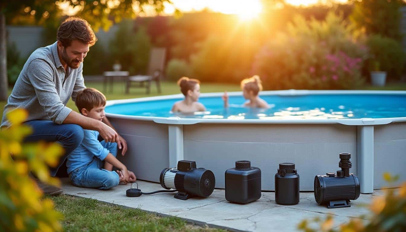 Illustration: Comprendre les différents modèles de pompes à chaleur adaptées aux piscines hors sol