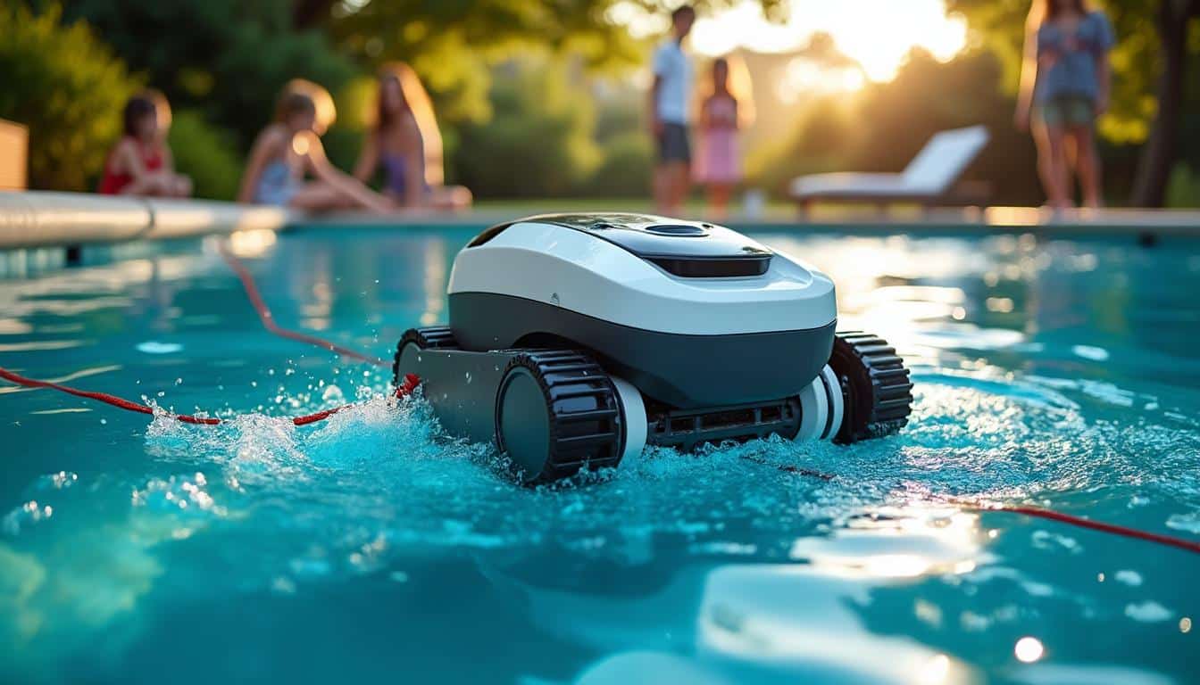 Illustration: Comprendre le fonctionnement du robot pour piscine hors sol, fond et parois