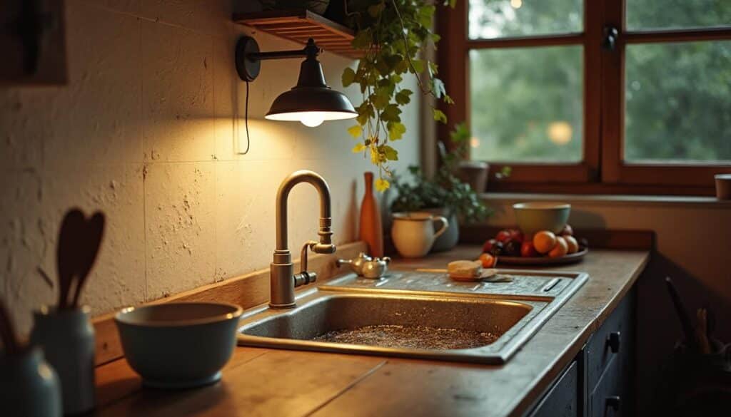 Applique murale au-dessus de l’évier cuisine : guide complet et conseils