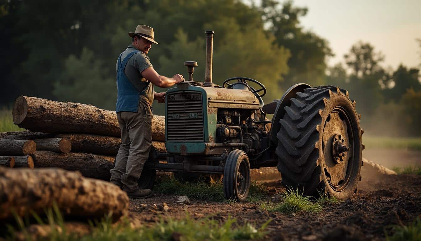Illustration: Comprendre le fonctionnement d’une scie montée sur tracteur