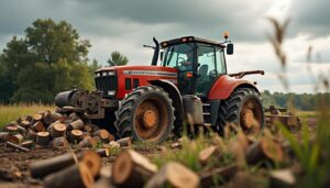 Scie tracteur : guide complet pour une coupe puissante et mobile