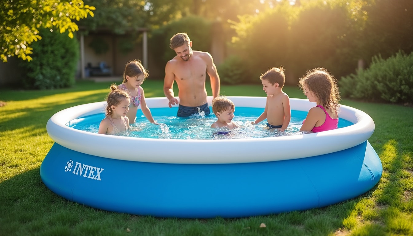 Illustration: Les solutions efficaces pour chauffer la piscine hors sol Intex