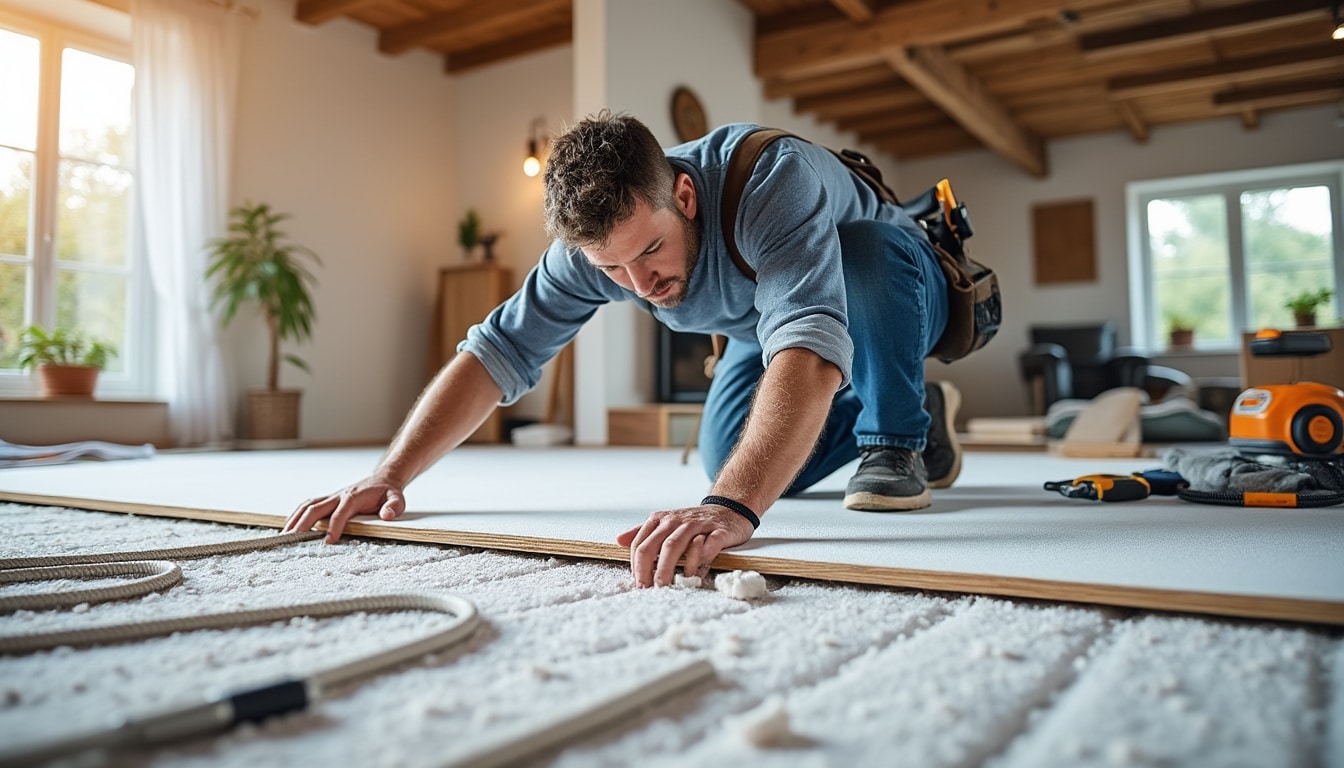 Illustration: Comprendre le fonctionnement du plancher chauffant sec : un système innovant et efficace