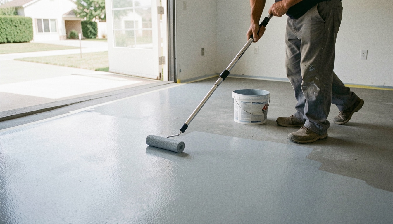 Peinture pour sol en béton : bien choisir et appliquer